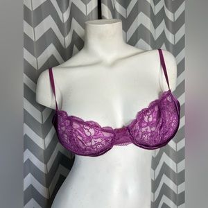 CHRISTIAN DIOR purple bra